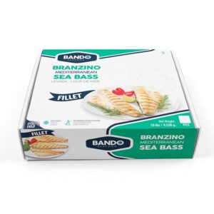 MODA Mediterranean Sea Bass Branzino, Fillet, 8-10