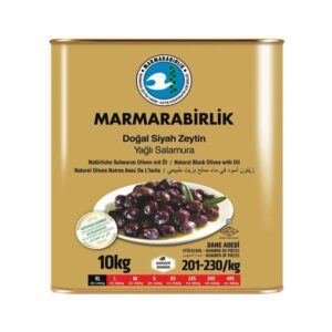 MARMARABİRLİK Natural Black Olives Gemlik XL