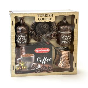 UGURLUZADE Ottoman Coffee Set - Copper