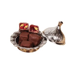 TURKISH DELIGHTS Chocolate Covered Pomegranate Pistachio