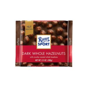 RITTER SPORT Dark Whole Hazelnuts Chocolate