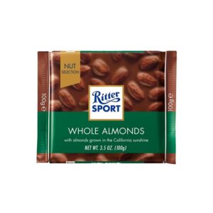 RITTER SPORT Milk Whole Almonds Chocolate