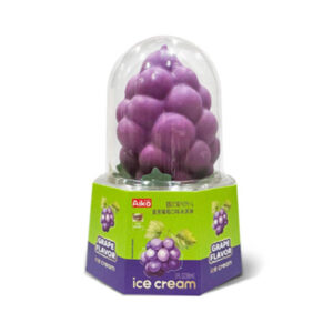 AIKO GARDEN Ice Cream, Grape Flavored 2.6oz (75g) x 3