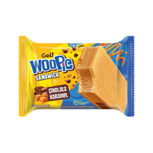 GOLF Woopie Sandwich Caramel, Chocolate Ice Cream 4.2oz (125ml) x 24