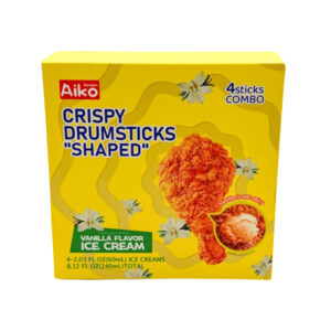 AIKO GARDEN Ice Cream, Crispy Chicken Vanilla Flavored 2.3oz (65g) x 4