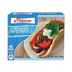 MIDAMAR Halal Gyro Seasoned Slices 1lb (450g) x 10