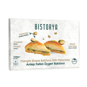 BISTORYA Triangle Baklava with Pistachio 2.75lb (1250g) x 12