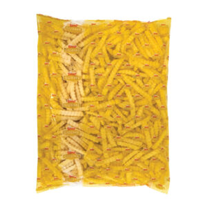 Feast Crinkle French Fries 5.5lb (2500g) x 5