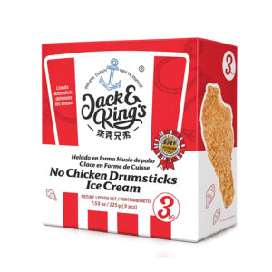 JACK KINGS Ice Cream, No Chicken Drumsticks 2.6oz (75g) x 3