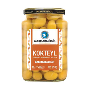 MARMARABİRLİK Green Olive Cocktail 4XL-3XL 28oz (800g) x 6