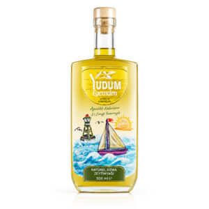 YUDUM EGEMDEN Extra Virgin Olive Oil, Ayvalik Kadinlar, Glass Bottle 17.6fl oz (500ml) x 12